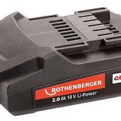 Rothenberger Accessoires Lot De Batterie 1000001652 RO BP18/2 Batterie 18 Volt 2.0 AH