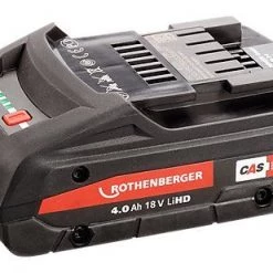 Rothenberger Accessoires Lot De Batterie 1000002548 RO BP18/4 Batterie 18 Volt 4.0 AH LiHD