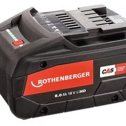 Rothenberger Accessoires Lot De Batterie 1000002549 RO BP18/8 Batterie 18 Volt 8.0 AH LiHD