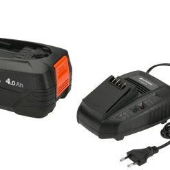 Gardena Lot De Batterie 14908-20 Kit De Démarrage P4A QC+1x4.0Ah -Chargeur Soldes 14908 20 kit de demarrage p4a qc 1x4 0ah 3