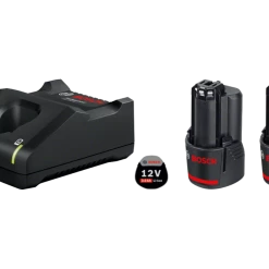 Bosch Bleu Accessoires Lot De Batterie 1600A019RD Pack 2 Batteries GBA 12V 3.0 Ah + Chargeur GAL 12V-40