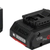 Bosch Bleu Accessoires Lot De Batterie 1600A01BA3 Pack 2 Batteries ProCORE 18V 4.0Ah + Chargeur GAL 18V-40