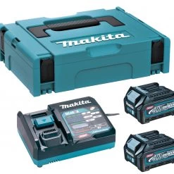 Makita Accessoires Lot De Batterie 191J81-6 Kit De Démarrage XGT DC40RA/2xBL4025 Chargeur XGT 40V Max 2,5Ah Li-Ion DC40RA En MBox -Chargeur Soldes 191j81 6 kit de demarrage xgt dc40ra 2xbl4025 chargeur xgt 40v max 2 5ah li ion dc40ra en mbox 2