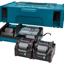 Makita Accessoires Lot De Batterie 191V27-4 Ensemble De Démarrage XGT DC40RC/2xBL4025 XGT 40V Max 2.5Ah Li-Ion + Chargeur DC40RC En MBox