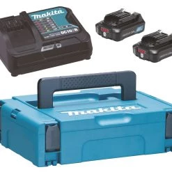 Makita Accessoires Lot De Batterie 197658-5 Kit De Démarrage CXT DC10SA/2XBL1020B