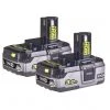 Ryobi Accessoires Lot De Batterie 5133003591 RB18LL30 Duopack Batterie 18 Volt 3.0 AH Li-ion