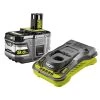 Ryobi Accessoires Lot De Batterie 5133004421 RC18150-190 Batterie One+ 18 Volt 9.0 Ah Li-ion + Chargeur