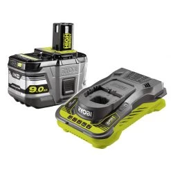 Ryobi Accessoires Lot De Batterie 5133004421 RC18150-190 Batterie One+ 18 Volt 9.0 Ah Li-ion + Chargeur
