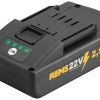 Rems Lot De Batterie 571571 R22 Batterie 21.6V 2.5Ah Li-Ion