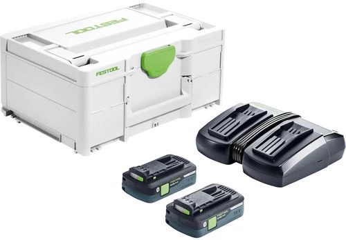 Festool Accessoires Lot De Batterie 577109 Ensemble D'énergie SYS 18V 2x4.0/TCL6 DUO-2 X Pack D'accus Et Chargeur Dans Systainer 1 Festool Accessoires Lot De Batterie 577109 Ensemble D'énergie SYS 18V 2x4.0/TCL6 DUO-2 X Pack D'accus Et Chargeur Dans Systainer