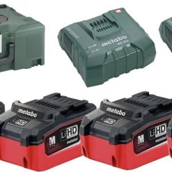 Metabo Accessoires Lot De Batterie Basis-Sets Sets De Base De Batteries Avec Chargeur 685111000