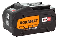 Rokamat Lot De Batterie Batterie 18 Volts 10,0 Ah Li-ion