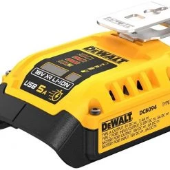 DeWalt Accessoires Lot De Batterie DCB094K-QW Adaptateur De Charge USB 18 V XR