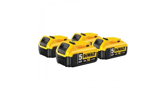 DeWalt Accessoires Lot De Batterie DCB184 4-pack - 4 X Batterie 18 Volt 5.0Ah Li-Ion 1 DeWalt Accessoires Lot De Batterie DCB184 4-pack - 4 X Batterie 18 Volt 5.0Ah Li-Ion