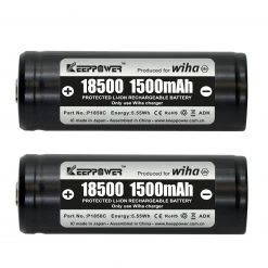 Wiha Lot De Batterie Jeu De Batteries 18500 Li-ion 2 Pièces En Boîte (41914)