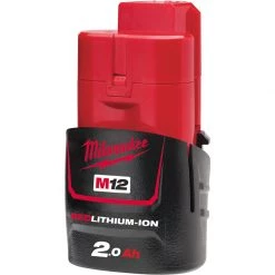 Milwaukee Accessoires Lot De Batterie M12 B2 Batterie Rouge Lithium 2.0 A.h