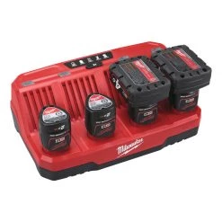 Milwaukee Accessoires Chargeur De Batterie M12™ Chargeur 4 Batteries C4 -Chargeur Soldes m12t chargeur 4 batteries c4 2