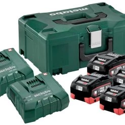 Metabo Accessoires Lot De Batterie Pack Batterie 4 X 18V LiHD 8.0Ah + 2 X Chargeur ASC Ultra 685135000