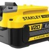 Stanley Lot De Batterie SFMCB206 V20 Batterie 18 Volt 6.0 Ah Li-ion